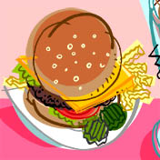Burger, Fries & Shake Image