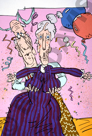 Monica's Birthday Illustration